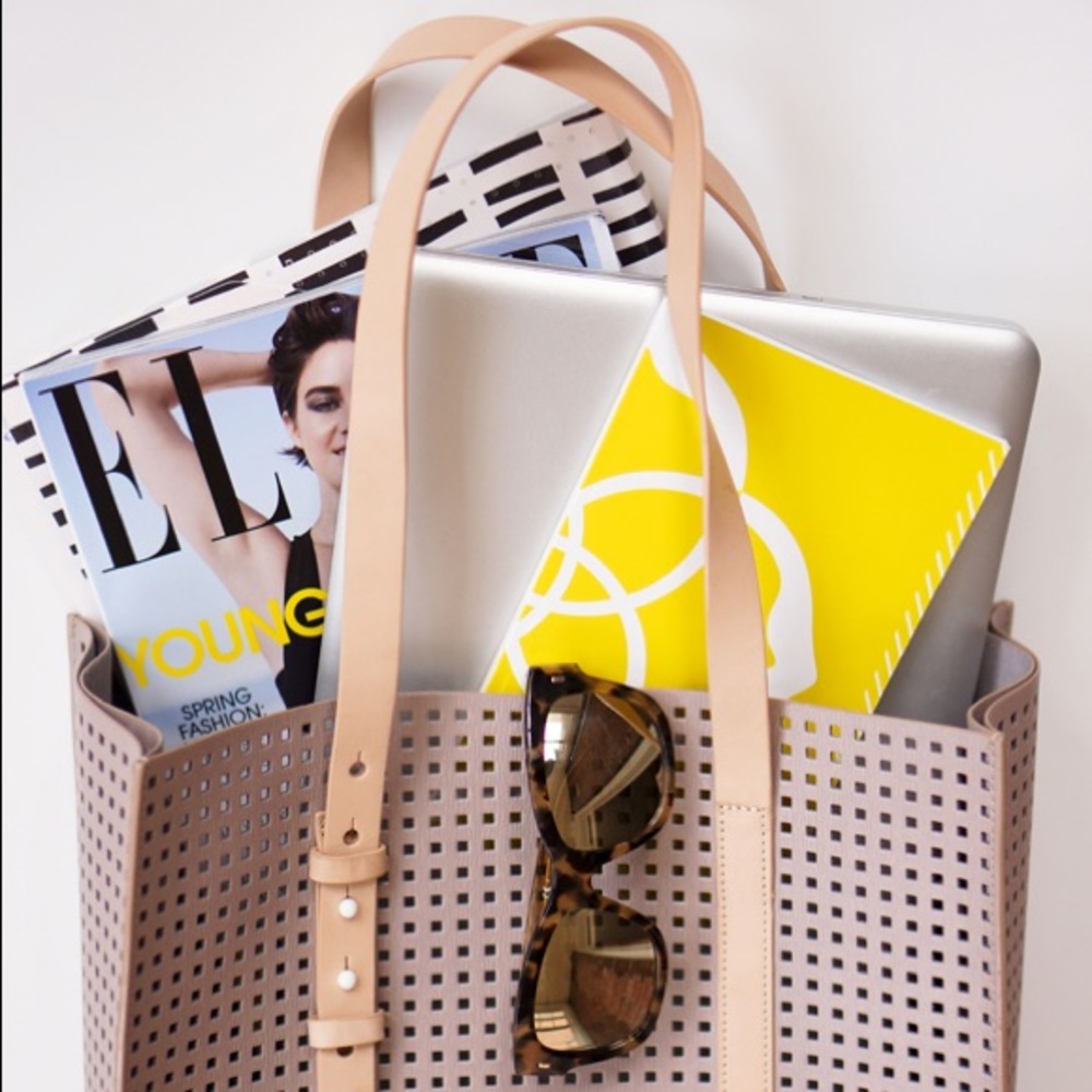 ISO - Kate Spade Saturday Perforated Square Tote